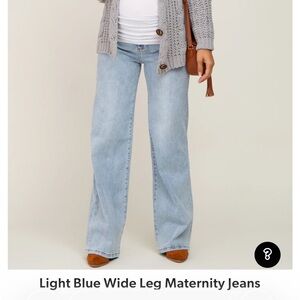 Pinkblush Light Blue Maternity Jean
